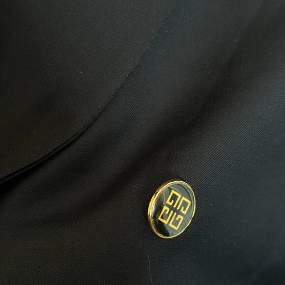 Vintage Givenchy Gentleman Double-Breasted Blazer - Made in Switzerland (Rare!) - Picture 7 of 7